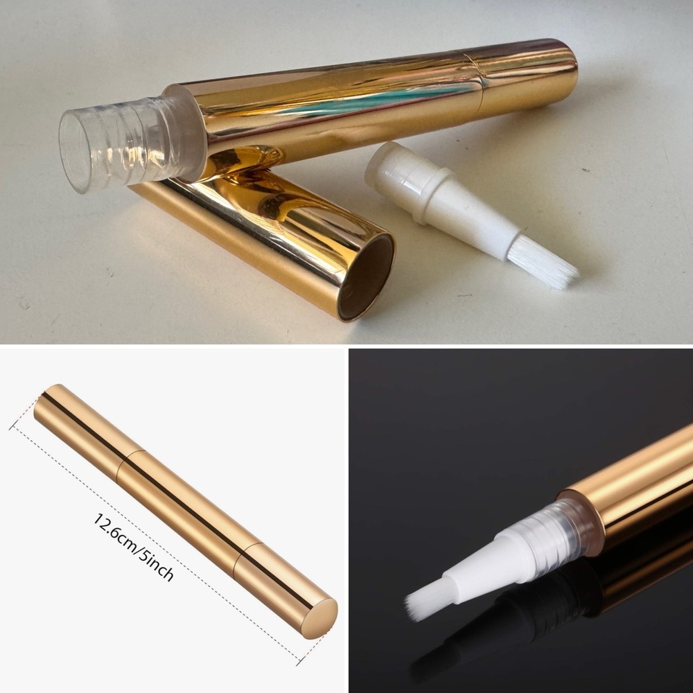 3/$15 Empty Refillable Pen Brush Tip Cosmetic Lip Gloss, Nail Oil, or Lash Serum